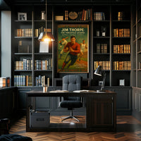 Jim Thorpe Versatile Legend Poster Art Print PosterGoat