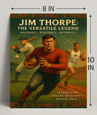 Jim Thorpe Versatile Legend Poster Art Print PosterGoat