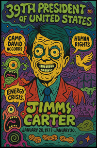 Jimmy Carter 39Th President Poster PosterGoat