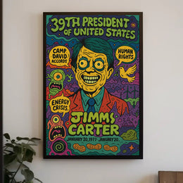 Jimmy Carter 39Th President Poster PosterGoat