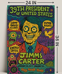Jimmy Carter 39Th President Poster PosterGoat
