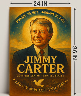 Jimmy Carter 39th President Poster PosterGoat