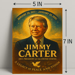 Jimmy Carter 39th President Poster PosterGoat
