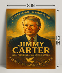 Jimmy Carter 39th President Poster PosterGoat