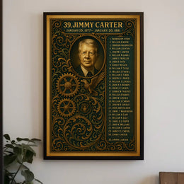 Jimmy Carter 39th President Poster PosterGoat
