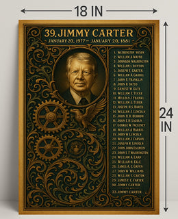 Jimmy Carter 39th President Poster PosterGoat