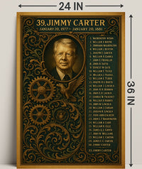 Jimmy Carter 39th President Poster PosterGoat