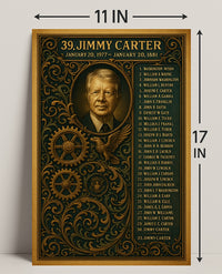 Jimmy Carter 39th President Poster PosterGoat
