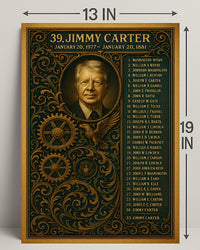 Jimmy Carter 39th President Poster PosterGoat