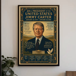 Jimmy Carter 39th President Poster PosterGoat