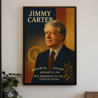 Jimmy Carter 39th President Poster PosterGoat