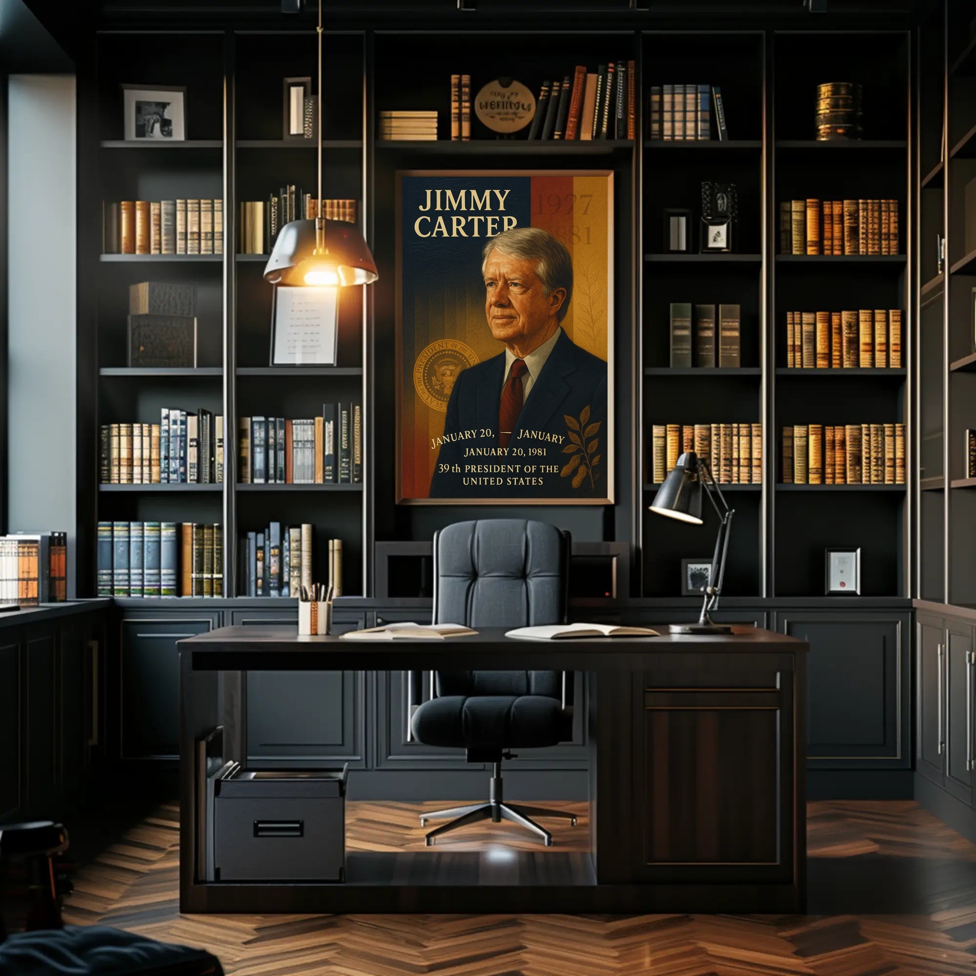 Jimmy Carter 39th President Poster PosterGoat