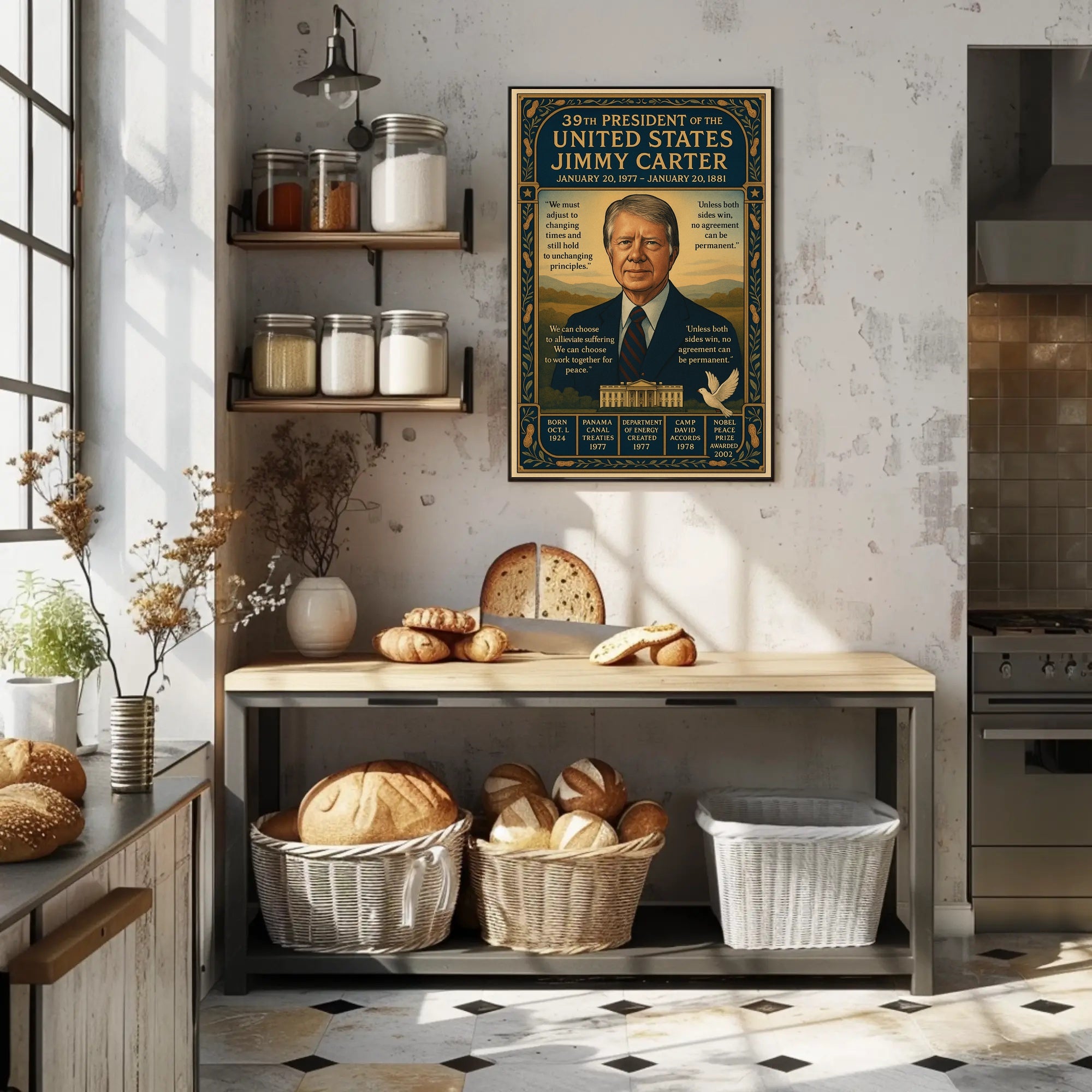 Jimmy Carter 39th President Poster PosterGoat