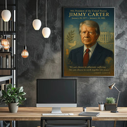 Jimmy Carter 39th President Poster PosterGoat