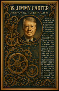 Jimmy Carter 39th President Poster PosterGoat
