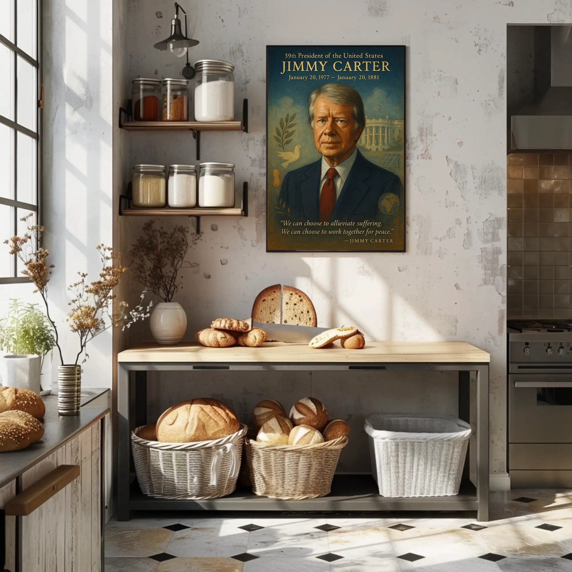 Jimmy Carter 39th President Poster PosterGoat