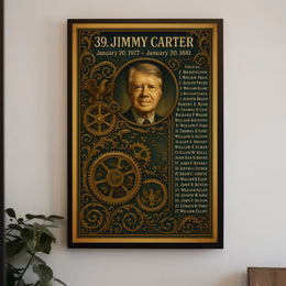 Jimmy Carter 39th President Poster PosterGoat