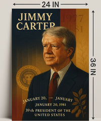 Jimmy Carter 39th President Poster PosterGoat
