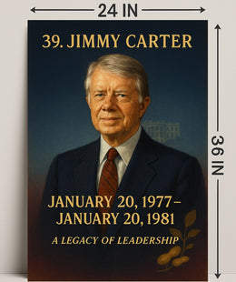 Jimmy Carter 39th President Poster PosterGoat