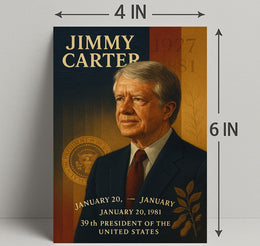 Jimmy Carter 39th President Poster PosterGoat