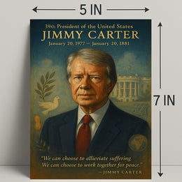 Jimmy Carter 39th President Poster PosterGoat