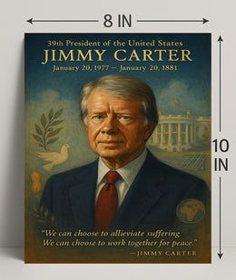 Jimmy Carter 39th President Poster PosterGoat