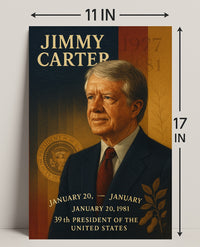Jimmy Carter 39th President Poster PosterGoat