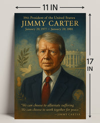 Jimmy Carter 39th President Poster PosterGoat