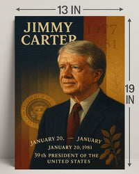 Jimmy Carter 39th President Poster PosterGoat
