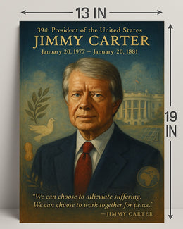 Jimmy Carter 39th President Poster PosterGoat