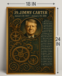 Jimmy Carter 39th President Poster PosterGoat