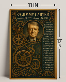 Jimmy Carter 39th President Poster PosterGoat
