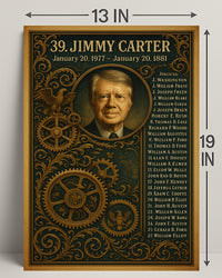 Jimmy Carter 39th President Poster PosterGoat