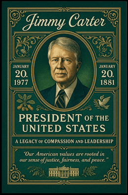 Jimmy Carter 39th President Poster PosterGoat