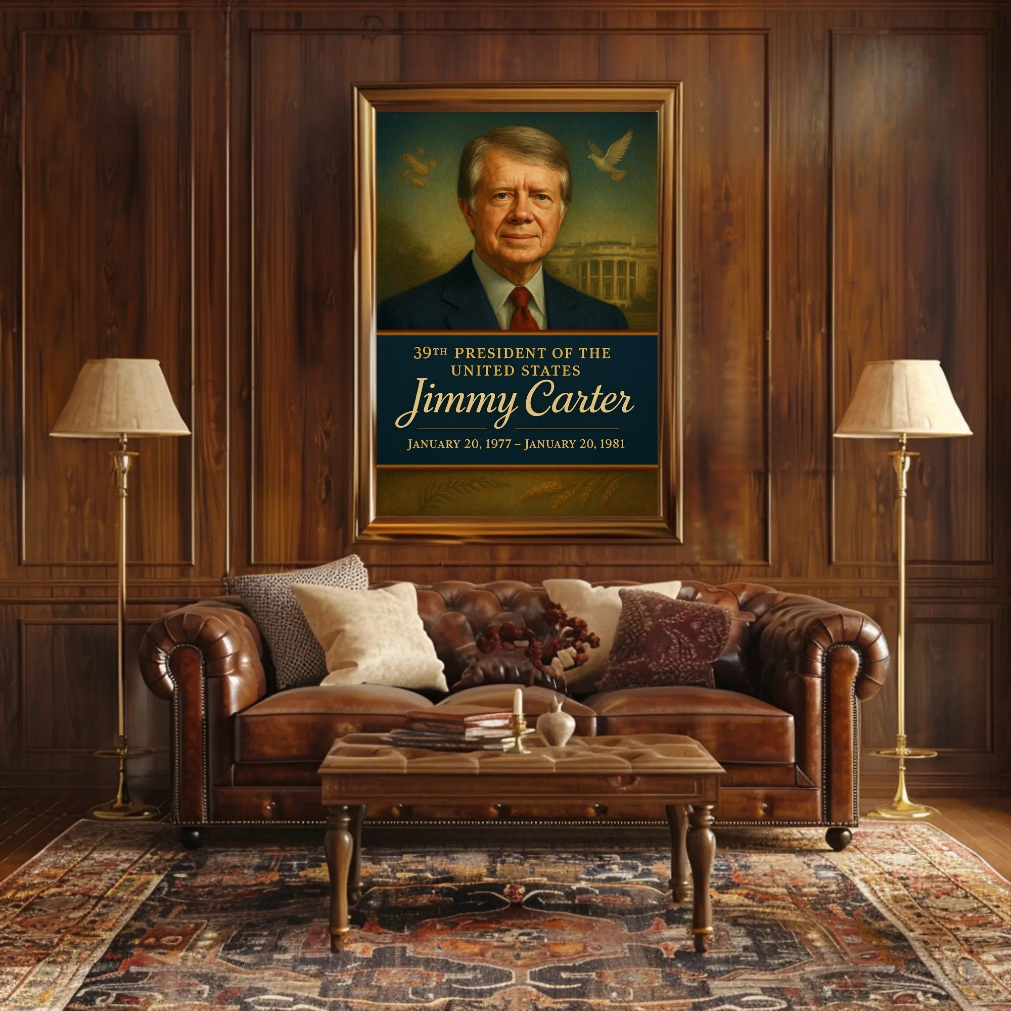 Jimmy Carter 39th President Poster PosterGoat