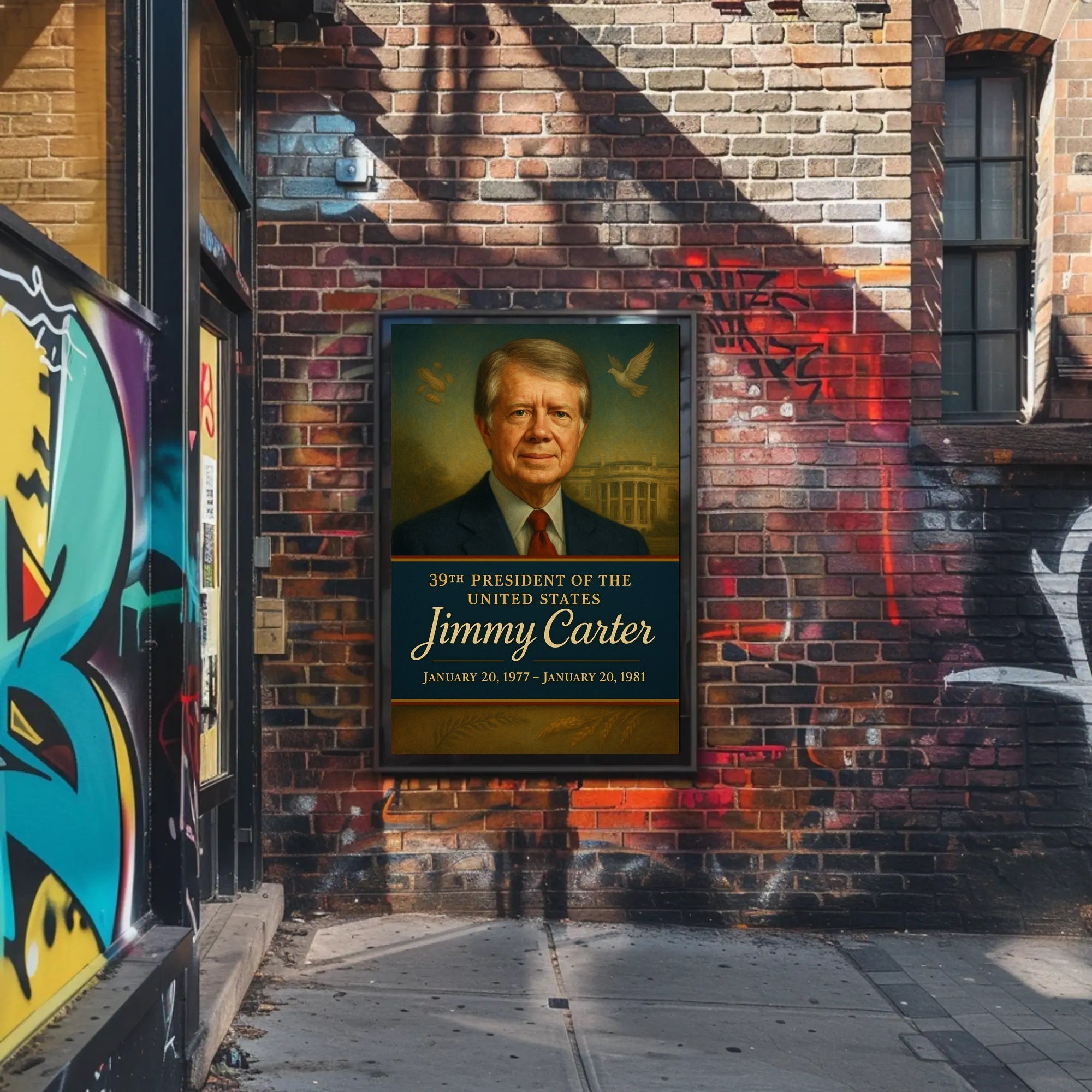 Jimmy Carter 39th President Poster PosterGoat