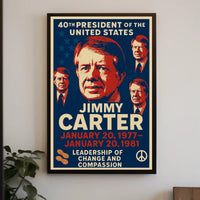 Jimmy Carter 39th President Poster PosterGoat