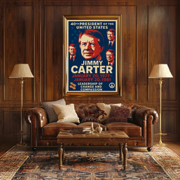 Jimmy Carter 39th President Poster PosterGoat