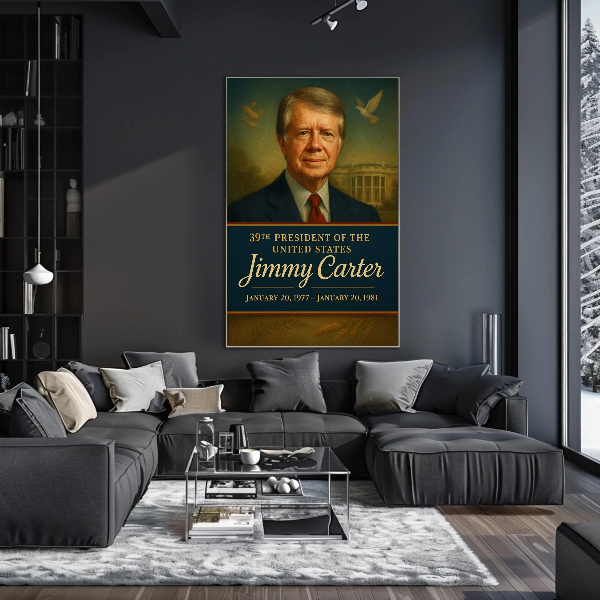 Jimmy Carter 39th President Poster PosterGoat