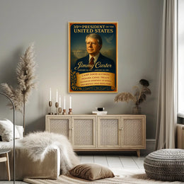Jimmy Carter 39th President Poster PosterGoat