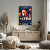 Jimmy Carter 39th President Poster PosterGoat