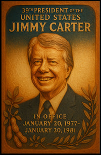 Jimmy Carter 39th President Poster PosterGoat