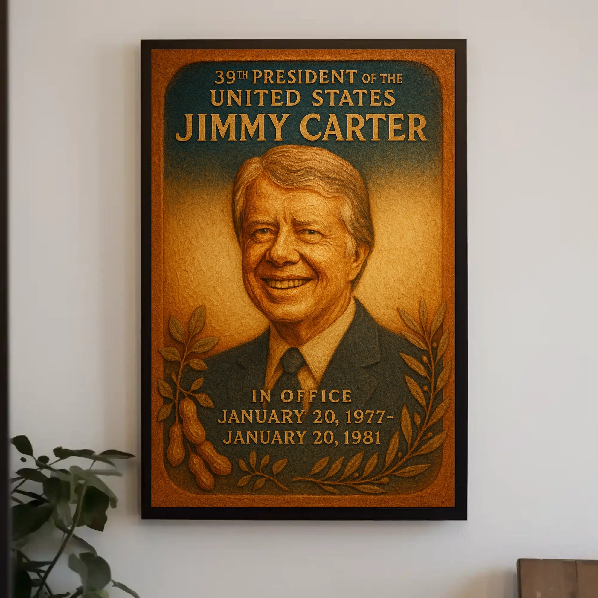 Jimmy Carter 39th President Poster PosterGoat