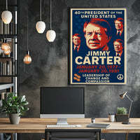 Jimmy Carter 39th President Poster PosterGoat
