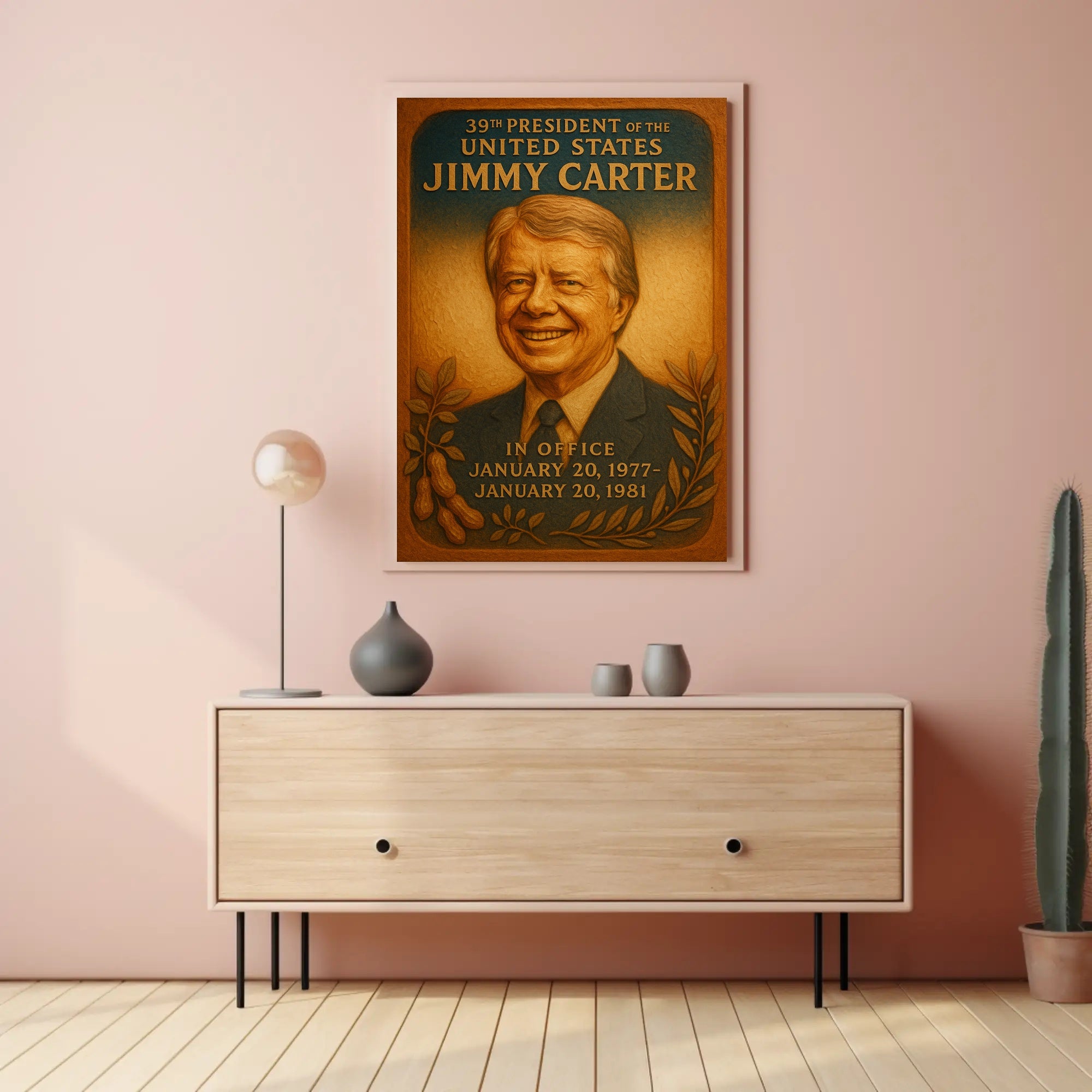 Jimmy Carter 39th President Poster PosterGoat