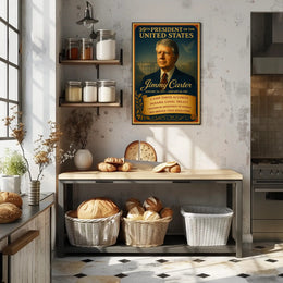 Jimmy Carter 39th President Poster PosterGoat