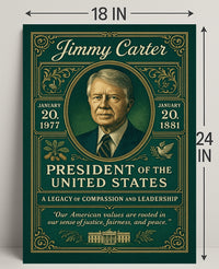 Jimmy Carter 39th President Poster PosterGoat