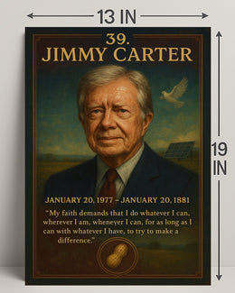 Jimmy Carter 39th President Poster PosterGoat