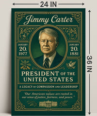Jimmy Carter 39th President Poster PosterGoat