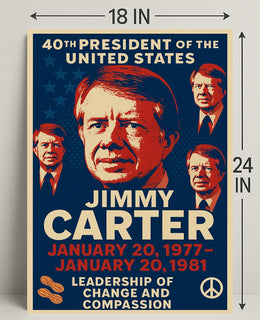 Jimmy Carter 39th President Poster PosterGoat